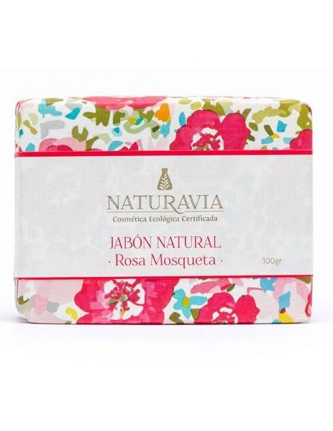 Jabón de Rosa Mosqueta Naturavia - 100 gramos