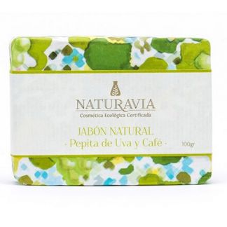 Jabón de Pepita de Uva y Café Naturavia - 100 gramos