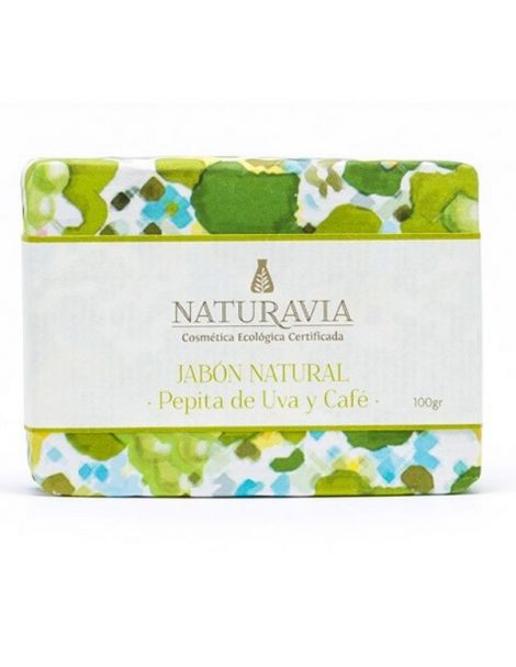 Jabón de Pepita de Uva y Café Naturavia - 100 gramos