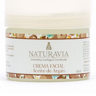 Crema Facial de Aceite de Argán Naturavia - 50 ml.
