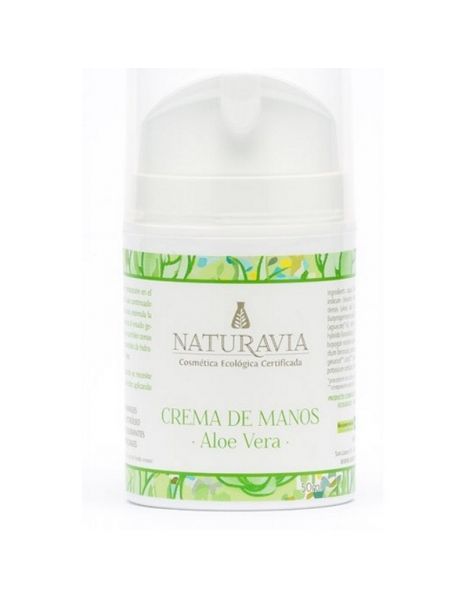 Crema de Manos de Aloe Vera Naturavia - 50 ml.