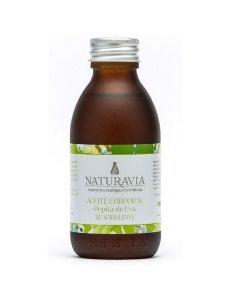 Aceite Corporal de Pepita de Uva Reafirmante Naturavia - 150 ml.