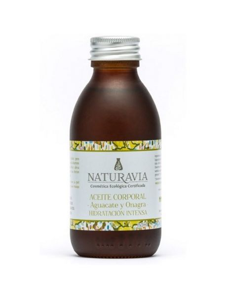 Aceite Corporal de Aguacate y Onagra Hidratación Intensa Naturavia - 150 ml.