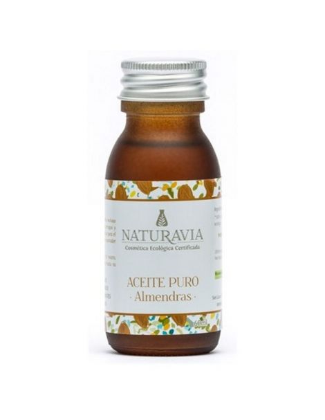 Aceite Puro de Almendras Dulces Bio Naturavia - 60 ml.