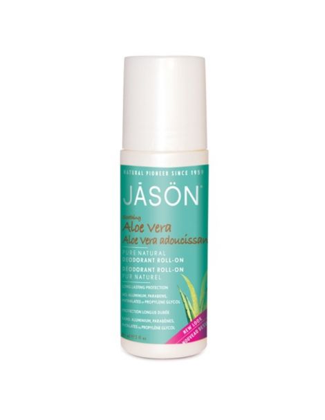 Desodorante Roll-on de Aloe Vera Jásön - 89 ml.