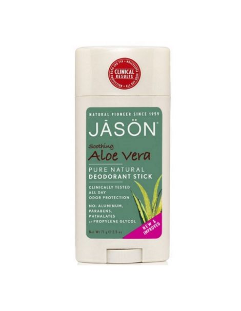 Desodorante Stick de Aloe Vera Jásön - 71 gramos