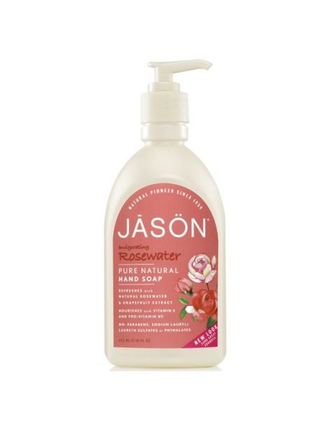 Gel de Manos de Agua de Rosas Jásön - 473 ml.