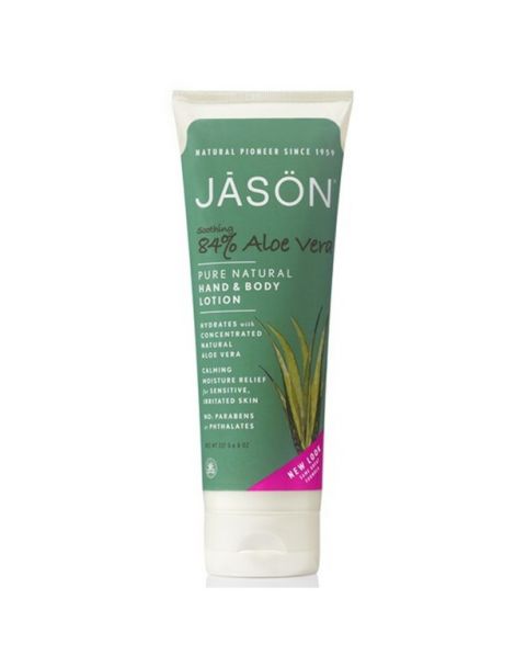 Loción Corporal de Aloe Vera 84% Calmante Jásön - 227 gramos