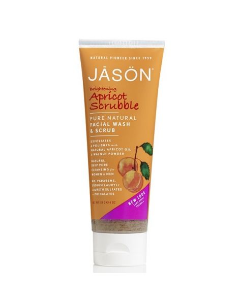 Limpiador Exfoliante de Albaricoque Jásön - 113 gramos