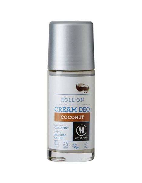 Desodorante Crema Roll-on Coco Urtekram - 50 ml.