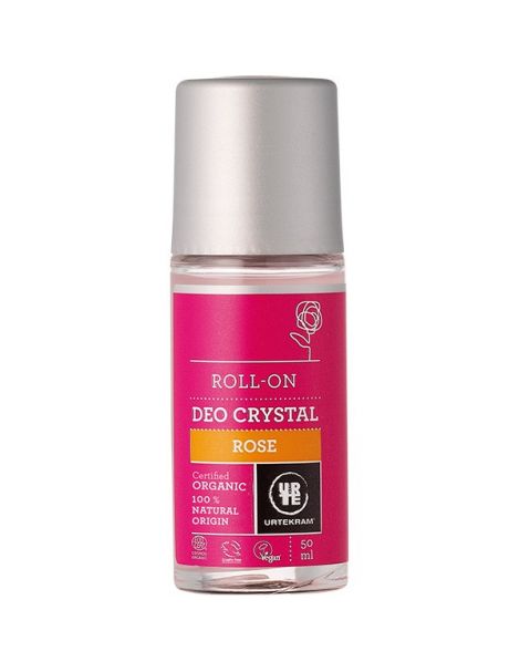 Desodorante Roll-on Rosa Urtekram - 50 ml.