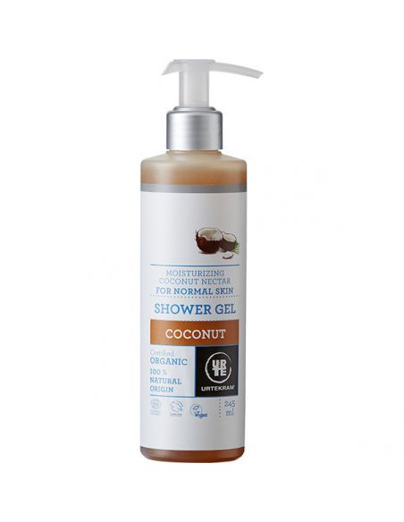 Gel de Ducha de Coco Urtekram - 245 ml.
