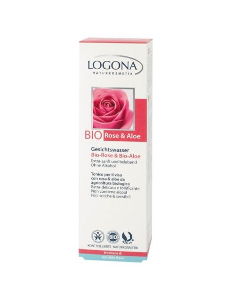 Tónico Facial Rosas & Aloe Bio Logona - 100 ml.