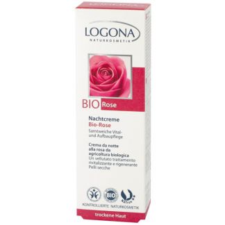 Crema de Noche Rosas Bio Logona - 40 ml.