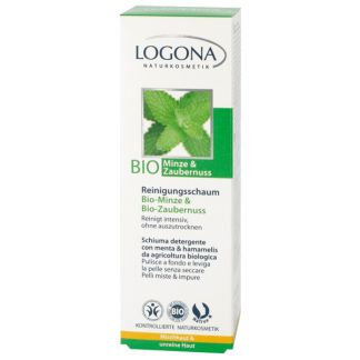 Espuma Limpiadora Menta & Hamamelis Bio Logona - 100 ml.