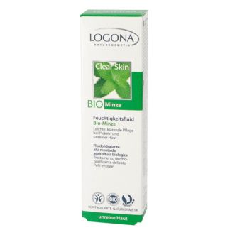 Fluido Hidratante Menta Bio Logona - 30 ml.