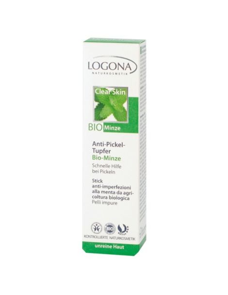 Stick Antiespinillas Menta Bio Logona - 6 ml.