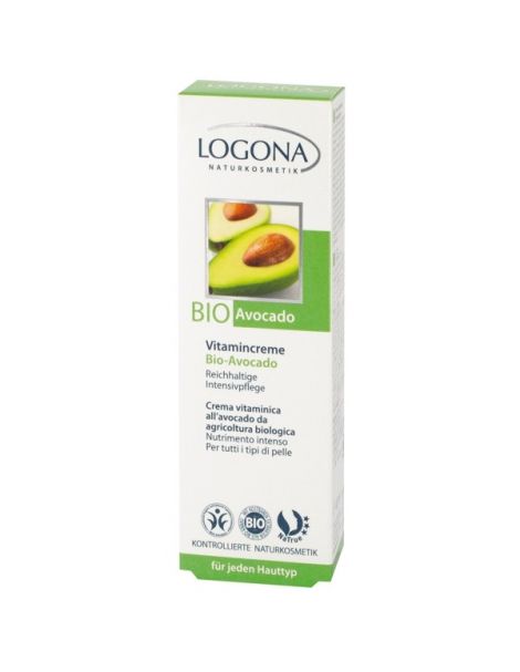 Crema Vitamínica Aguacate Bio Logona - 40 ml.