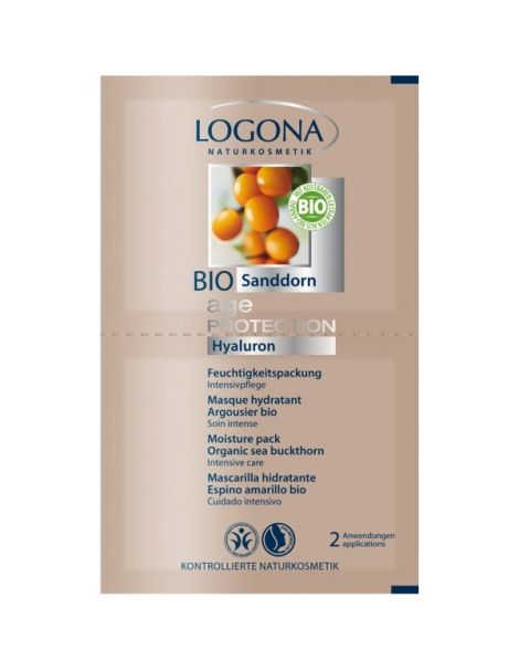 Mascarilla Hidratante Age Protection Logona - 20 x 7.5 ml.
