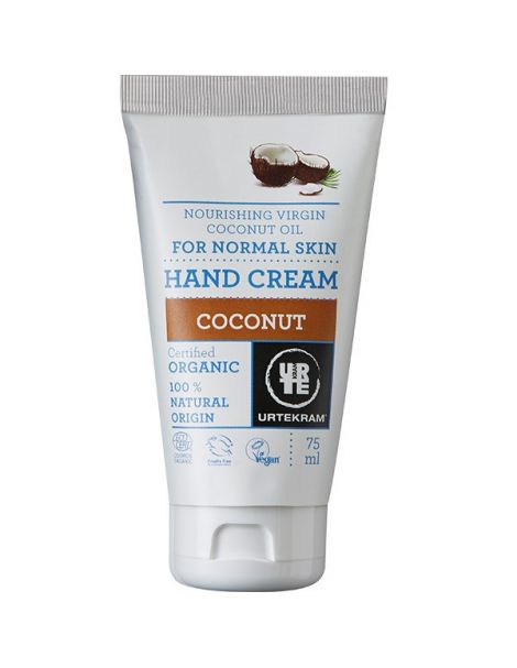 Crema de Manos de Coco Urtekram - 75 ml.