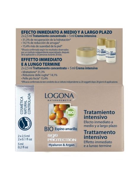 Tratamiento Intensivo Age Protection Logona - 2 x 2.5 ml.