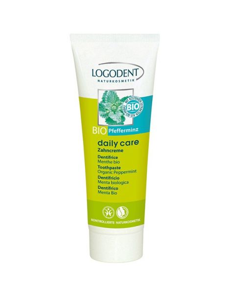 Dentífrico Menta Bio Daily Care Logona - 75 ml.