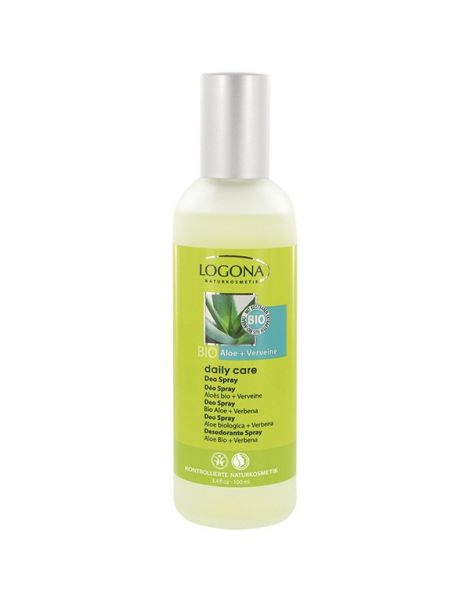 Desodorante en Spray Aloe Bio & Verbena Daily Care Logona - 100 ml.