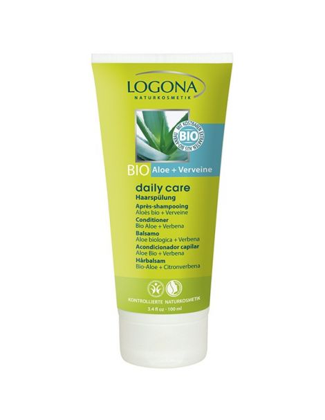 Acondicionador Capilar Aloe Bio & Verbena Daily Care Logona - 100 ml.