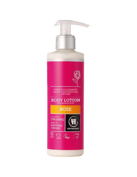 Loción Corporal de Rosa Urtekram - 245 ml.