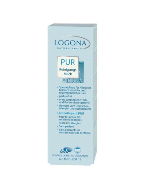 Leche Limpiadora Free Logona - 200 ml.