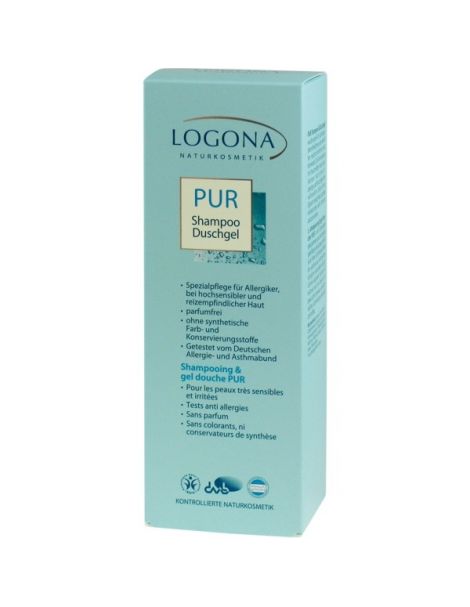 Champú & Gel de Ducha Free Logona - 250 ml.