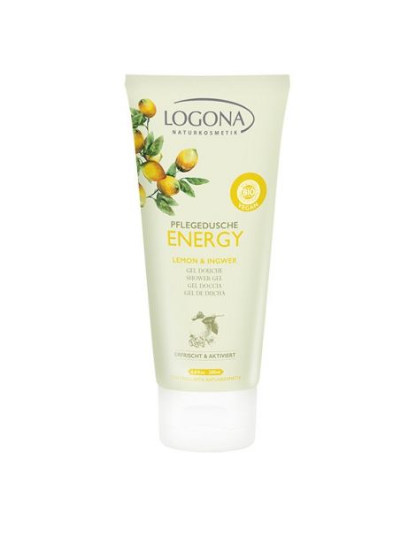 Gel de Ducha Limón & Jengibre Energy Logona - 200 ml.