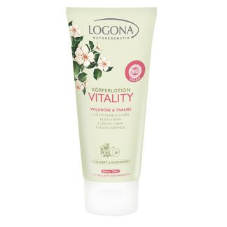 Loción Corporal Rosa Silvestre & Uva Vitality Logona - 200 ml.