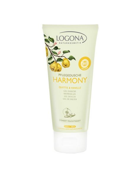 Gel de Ducha Membrillo & Vainilla Harmony Logona - 200 ml.