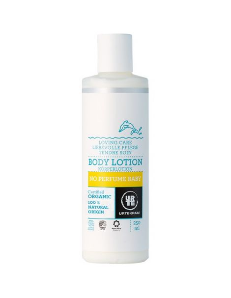 Loción Corporal para Bebés sin Perfume Urtekram - 250 ml.