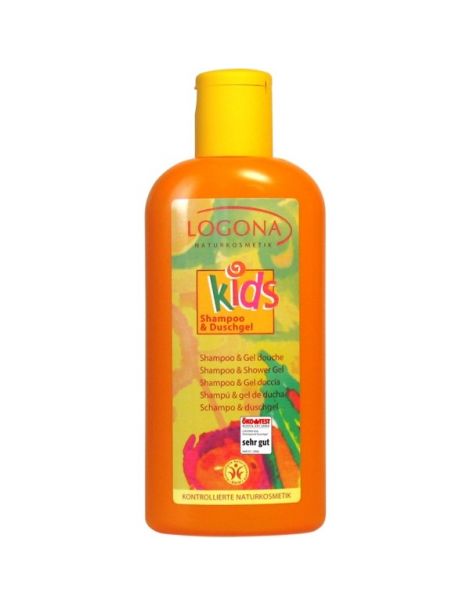 Champú & Gel de Ducha Kids Logona - 200 ml.