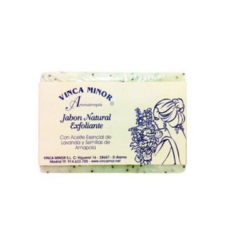 Jabón Exfoliante Vinca Minor - pastilla de 100 gramos