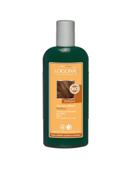 Champú Reflejos Avellana Logona - 250 ml.