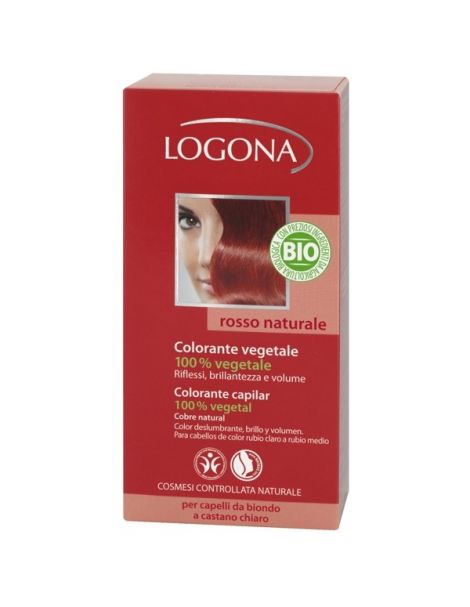 Colorante Vegetal Cobre Natural Logona - 100 gramos