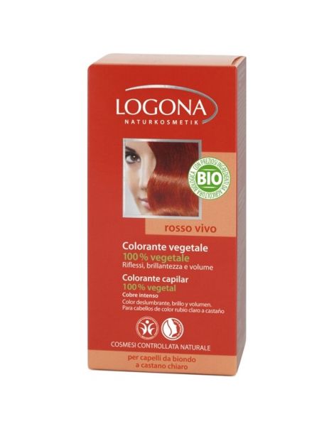 Colorante Vegetal Cobre Intenso Logona - 100 gramos