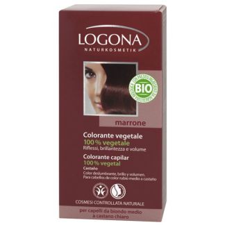 Colorante Vegetal Castaño Logona - 100 gramos