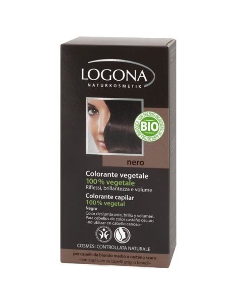 Colorante Vegetal Negro Logona - 100 gramos