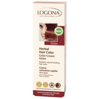 Colorante Vegetal en Crema Vino Tinto Logona - 150 ml. 