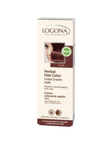 Colorante Vegetal en Crema Teka Logona - 150 ml. 