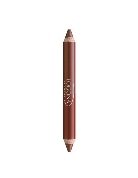 Lápiz de Labios Dúo Chesnut 02 Logona - 2.98 gramos