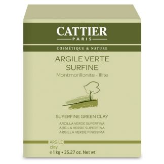 Arcilla Verde Superfina Cattier - 1000 gramos