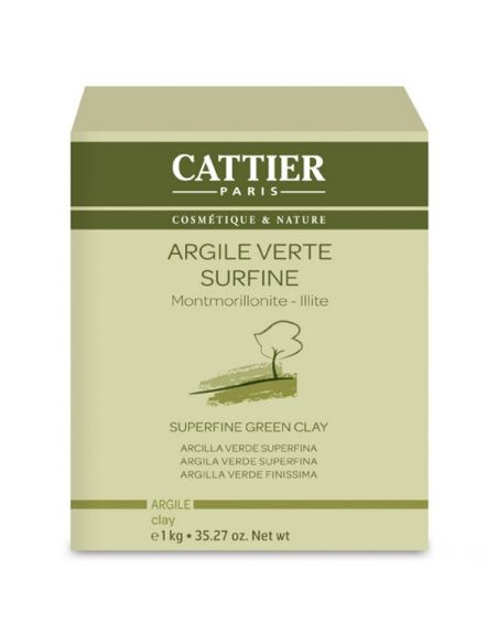 Arcilla Verde Superfina Cattier - 1000 gramos