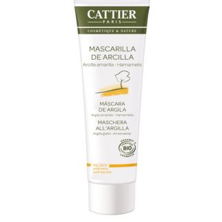 Mascarilla de Arcilla Amarilla Piel Seca Cattier - 100 ml.