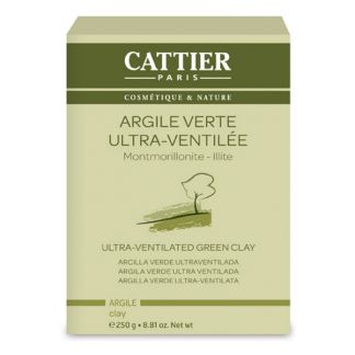 Arcilla Verde Ultra-Ventilada Cattier - 250 gramos