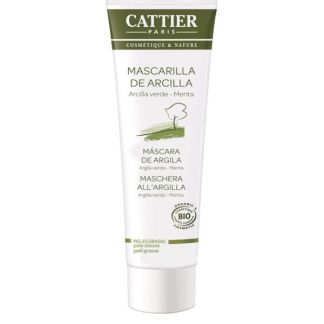 Mascarilla de Arcilla Verde Piel Mixta y Grasa Cattier - 100 ml.